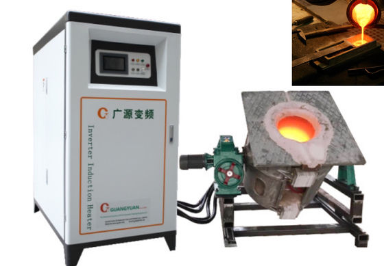 1800C Max. دستگاه ذوب اندوکسی درجه حرارت با توقف اضطراری / خطای زمین